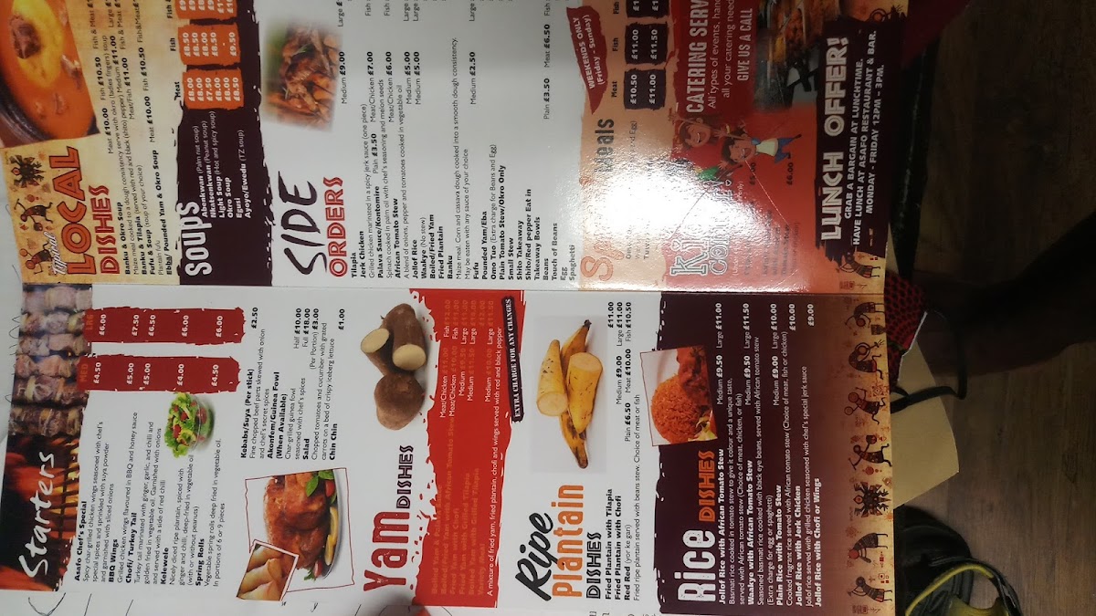 Asafo Ghanaian Restaurant Menu - Image 4