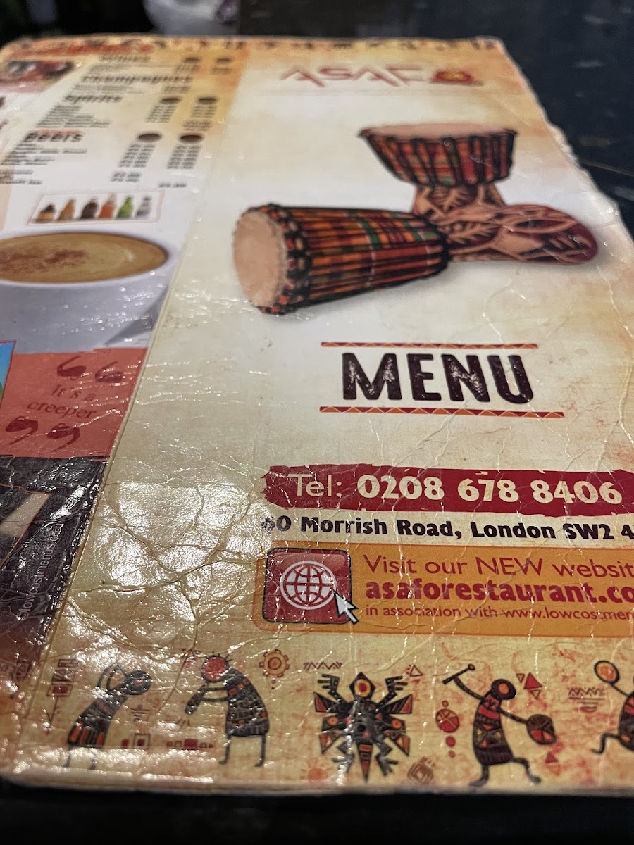 Asafo Ghanaian Restaurant Menu - Image 6